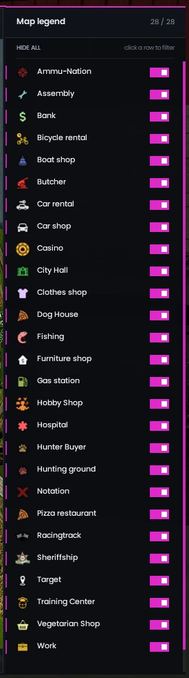Find anything on the map